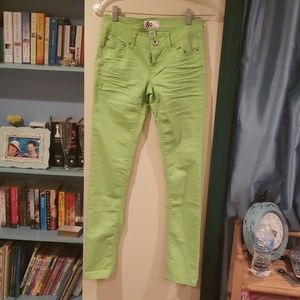 Green jeans